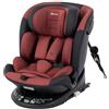 Bebeconfort RevolveFix 360 i-Size Girevole 360, Seggiolino Auto 0-36 Kg, 0-12 anni, ISOFIX con Top Tether, Seggiolino Reclinabile 6 Posizioni, 12 Posizioni Poggiatesta, Tessuti Traspiranti, Dual Red