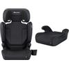 Bebeconfort Ride i-Safe Seggiolino Auto Bambini 100-150 cm (3,5-12 Anni), Gruppo 2/3, Rialzo Auto con Schienale Rimovibile, R129, Leggero 3,4 kg, Poggiatesta Regolabile 11 Posizioni, Portabibite, Nero