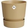 Elho Greenville Round 25cm Vasi per Piante - Sabbia Dorata
