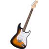 Fender Squier Debut Series HT HSS Stratocaster Chitarra Elettrica, Chitarra per Principianti, con garanzia di 2 anni, Sunburst a 2 Colori