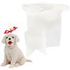 Generic Stampi per candele a forma di cane - Simpatico piccolo stampo Golden Retriever, forma flessibile in silicone 3D, stampo riutilizzabile per sapone, strumento di fusione dettagliato a forma di animale