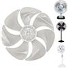 Generisch 7 pale di ricambio universali da 30,5 cm di diametro, per ventilatori da tavolo, per ventilatori da terra, da tavolo e da parete, per casa, camera da , dormitorio, soggiorno