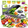 MeraPrime Tagliaverdure 16 in 1 Mandolina Multifunzionale