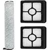 Drhomeam Parti di ricambio per aspirapolvere per EUREKA FC9 NEW500 Wet Dry Accessori, 1 rotolo di spazzola e 2 filtri per aspirapolvere