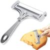 Generic 1/2 tagliapasta in filo metallico per formaggio, in acciaio inox, portatile, regolabile, per formaggi morbidi, semi-duri e duri