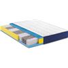 Baldiflex Materasso Una Piazza e Mezza Molle & Memory 5 cm Fly, con Fascia Full Air Space a 9 Zone 120x200x25 cm