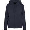 Build Your Brand Ladies Basic Zip Hoody Felpa con Cappuccio Donna (Pacco da 1)