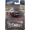 Hot Wheels Audi R8 LMS - JKY16 - Silver Series 2/5 - GRT01 - Premium Card - Argento - Modello con licenza ufficiale - Mattel 2026-1:64 - Collezione Audi - Race Car