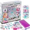 Fashion Angels Basic Fun Fashion Angels Charm Changers - Tech Team Jewelry Making Kit per Ragazze - Include 8 Carini Charms a Tema Tech, Perline e Collana - Crea Braccialetti dell'Amicizia e Collane - Età 6+