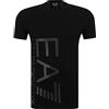 Emporio Armani T-Shirt EA7 Uomo Maglietta 3ZPT36 PJM5Z, Manica Corta, Girocollo (Nero, L)