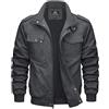 MAGCOMSEN Giubbino Uomo Giacca Leggero Primaverile Sahariana Uomo Estiva Tattica Militare Casual Autunno Giacca