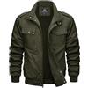 MAGCOMSEN Giubbino Uomo Giacca Leggero Primaverile Sahariana Uomo Estiva Tattica Militare Casual Autunno Giacca