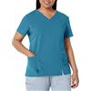 Dickies Women's Scrubs Xtreme Stretch V-Neck Shirt, Teal, XX-Small