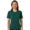 Merino.tech Maglietta Donna - T Shirt Lana Merino Manica Corta, 100% Intimo Lana Merinos Donna (Rainforest Green Crewneck, Small)