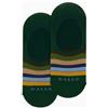 Gallo Soletta unisex cotone righe multicolor verde