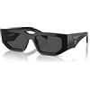 Prada Occhiali da Sole PR 09ZS Black/Dark Grey 54/18/140 uomo