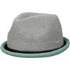 CHILLOUTS Cappello Player Boston Donna/Uomo - Trilby Estivo da Donna Primavera/Estate Estate - L (58-59 cm) Grigio Chiaro