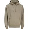 JACK & JONES Jack&Jones JJECHARGE Faded Sweat Hood Noos, Salvia Argento, XL