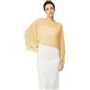 BEAUTELICATE Chiffon Bolero con Manica Pipistrello Donna Scialle Stole Trasparente Estiva per Sposa Matrimonio Cerimonia