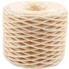 Générique 200 metri di nastro per borse in carta rattan all'uncinetto, 10 rotoli di nastri in carta rattan, filo di rafia naturale, corda in carta rattan naturale, utilizzato per confezioni regalo e tessitura
