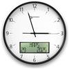 Geemarc Grande orologio da parete analogico con calendario perpetuo - Viso 60 si adatta all'ora giusta - forte contrasto di colore per ipovedenti e anziani - bianco