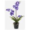 artplants.de Orchidea Vanda Artificiale Campo, Viola, 60cm