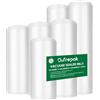 O2frepak 6 Rotoli 15x600cm(1) e 20x600cm(2) e 28x600cm(3) Buste Rotoli Sottovuoto Alimenti,Sacchetti Sottovuoto per Alimenti,Sacchi Sottovuoto Alimenti senza BPA