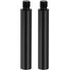 PATIKIL 2 Asta Di Estensione In Metallo, 2 Pezzi Filettatura Femmina-Maschio 1/4-20 0.31 Lega Di Alluminio Leggero Accessorio Stabilizzatore Tubo Di Estensione Per Treppiedieras, Nero