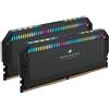 CORSAIR DOMINATOR PLATINUM RGB DDR5 RAM 32GB (2x16GB) 6200MHz CL36 Intel XMP Compatibile iCUE Memoria per Computer - Nero (CMT32GX5M2X6200C36)
