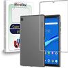 ebestStar - Cover per Lenovo Tab M10 FHD PLUS 10.3, Custodia Silicone Trasparente, Protezione TPU Antiurto, Morbida Sottile Slim, Trasparente + Vetro Temperato