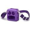 XBERSTAR Custodia protettiva in silicone per Yoto Mini, per lettore audio per bambini, con cinghie, colore: viola
