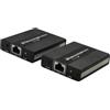 Techly 104301 Extender HDMI Real Time su Cavo Cat.5e/6 Fino 120 Metri Nero