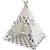 HEJ LØNNE Moritz & Moritz Tenda Indiani Bambini - Tenda Teepee Bambini - Con Pavimento e Finestra - Teepee per Casa e Giardino (Modello con Alberi)
