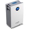 Elfhub Batteria LiFePO4 da 48 V, 320 Ah, 8000 cicli, 51,2 V, batteria al litio Deep Cycle MAX 16,38 KWh, integrato 200 A-BMS con accumulatore di energia ad alte prestazioni, fusibili, schermo LCD