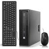 HP EliteDesk 800 G2 SFF Desktop PC, Intel Core i5-6500, 8GB RAM, 256GB SSD, Tastiera USA, WiFi, Bluetooth, Windows 11 Pro (Ricondizionato)