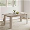 Dmora - Tavolo allungabile Corbara, Consolle con allunghe, Tavolo da pranzo multiuso, Ripiano estensibile da cucina, Made in Italy, 137x90 h79 cm, Rovere