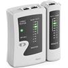 deleyCON Tester per Cavi di Rete RJ11 RJ12 RJ45 ISDN LAN CAT6 CAT7 CAT8 - Cablaggio e Patch - Grigio