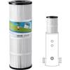 VEVOR Cartuccia Filtro Piscina, Compatibile con Hayward C500, CX500-RE, Pleatco, Filtro di Ricambio per Piscina, Sicura per Bambini e Animali Domestici, Plissettata Trilobata, Facile da Pulire