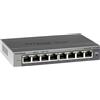 Netgear GS108E-300PES Smart Managed Plus Switch, 8 Porte Gigabit Ethernet, Deskt