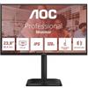 AOC MONITOR 23,8 LED IPS FHD 16:9 4MS 300 CDM 120HZ, PIVOT, VGA/DP/HDMI, MULTIME