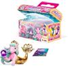 Galupy MERMAID - figurine di sirena unicorno, figure giocattolo per ragazze, figurine da collezione, 18 personaggi diversi da collezionare