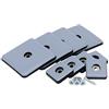 HWZ Feltrini in teflon da avvitare, 25 e 50 mm, 4-16 pezzi, in teflon PTFE (25 x 25 mm, 16 pezzi)