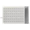 CANIGHT Soffione Doccia a Pioggia Rettangolare Piastra 6X10 e Doppio Tubo Ugello di Ricambio per Effetto Cascata in Bagno Moderno