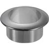 QUARKZMAN 1Pz 1,58 (40mm) Passacavi in Nylon per Scrivania, Copertura Foro per Cavi in Plastica, Organizzatore di Cavi per Scrivania o Armadio per Computer, Nero
