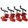 GOTOTOP Set di morsetti a vite, 3/4 pollici, morsetto in legno e metallo, set per tubi a sgancio rapido, per la lavorazione del legno