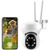 Unipampa Videocamera Sorveglianza, 2MP Telecamera Wi-Fi 2.4GHz