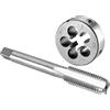 Burkit M13 X 1.5 Set di maschi e matrici per mano destra, M13 x 1.5 filettatura macchina e fustella rotonda