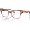 Versace VE3347 5435 - Occhiali da Vista Donna Rosa Trasparente