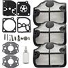 QHLNXSA For Husqvarna 136 137 141 142 Zama RB-38 Parti di ricambio for motosega 530029811 Kit di riparazione carburatore filtro aria