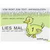 Peter Wachendor Lies mal 1 - Das Heft mit der Ente. Großbuchstaben: (Broschüre)